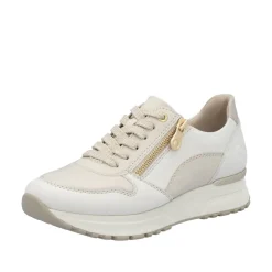 Clearance Rieker Sko, , 38 Offwhite/Perlecreme/Cliff