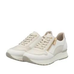 Clearance Rieker Sko, , 38 Offwhite/Perlecreme/Cliff
