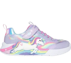 Clearance Skechers S-Lights Unicorn Chaser Sneakers, , 29 Lavender Sparkle