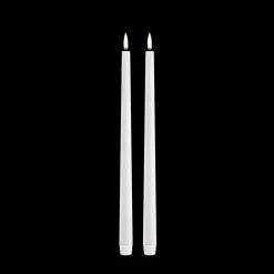 Discount Uyuni Slim LED 2-pak Kronelys, Nordic White