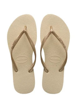 Discount Havaianas Slim Sandaler, , 29/30 Sand Grey/Light Golden