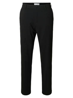 Hot Selected Homme 172-Slim Tapered Lorent Flex Bukser, , L Black