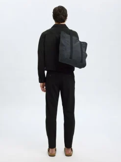 Hot Selected Homme 172-Slim Tapered Lorent Flex Bukser, , L Black