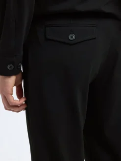 Hot Selected Homme 172-Slim Tapered Lorent Flex Bukser, , L Black