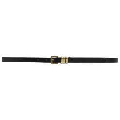 Clearance Depeche Smalt Bælte, , 95 cm Black/Brass