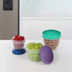 Discount Sistema Snack 'N' Nest To Go 3-pak Plastikbøtte, Multi