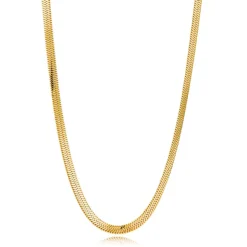 Online Sistie 2ND Snake Halskæde, , 44 cm Gold Plated
