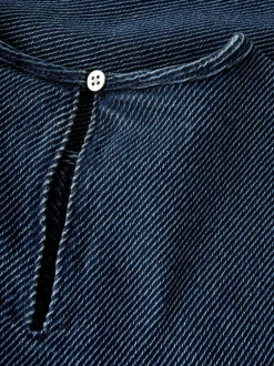 Clearance Name It Sof Denim Kjole, , 146 cm Dark Blue Denim