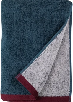 Clearance Mette Ditmer Soft Håndklæde, , 70x133 cm Midnight Blue/Light Grey