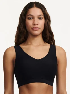 Hot Chantelle Softstretch Foret Bøjlefri BH, , M/L Black