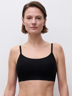 New Chantelle Softstretch Foret Bøjlefri BH, , M/L Sort