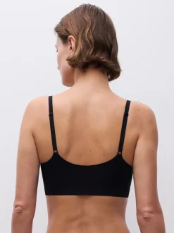 New Chantelle Softstretch Foret Bøjlefri BH, , M/L Sort