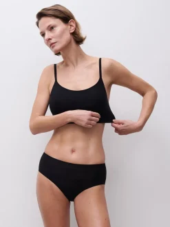 New Chantelle Softstretch Foret Bøjlefri BH, , M/L Sort