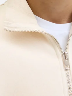 Sale Jack & Jones Junior Soho Quarter Zip Sweatshirt, , 164 cm Moonbeam