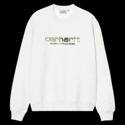 Best Carhartt WIP Solar Chrome Sweatshirt, , L Ash Heather