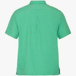 Hot Signal Solid Seersucker Skjorte, , XL Bottle Green