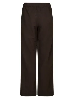 Clearance Neo Noir Sonar Linen Bukser, , 34 Dark Brown