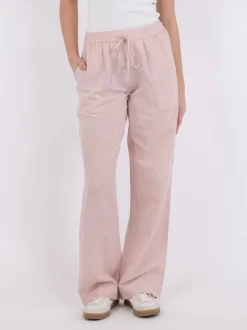 Clearance Neo Noir Sonar Linen Bukser, , 38 Rose Smoke