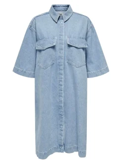 Hot ONLY Sophie Denimkjole, , XS Light Blue Denim