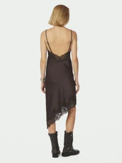 New Neo Noir Sorelle Lace Kjole, , 38 Dark Brown