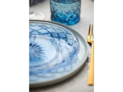 Lyngby Glas Sorrento 4-pak Tallerken, , Ø21 cm* Tallerkener
