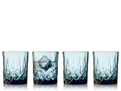 Clearance Lyngby Glas Sorrento 4-pak Whisky Glas, , 32 cl Blå