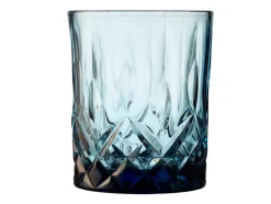 Clearance Lyngby Glas Sorrento 4-pak Whisky Glas, , 32 cl Blå