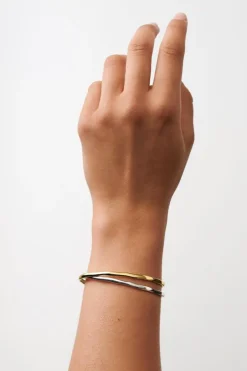 Discount Pernille Corydon Spirit Armring, , Large Silver Plated