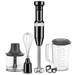 KitchenAid Stavblender Med Tilbehør, Black* Køkkenmaskiner