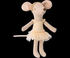 Discount Maileg Storesøster Balletdansermus, Beige