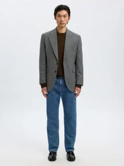 Discount Selected Homme 196-Straight Ben Kori Jeans, , W34/L32 Medium Blue Denim