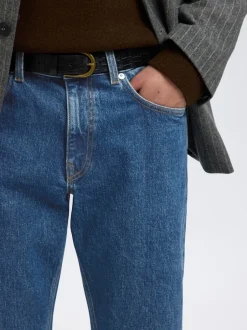 Discount Selected Homme 196-Straight Ben Kori Jeans, , W34/L32 Medium Blue Denim