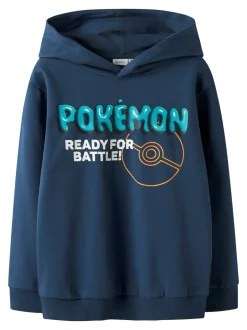 Name It Strek Pokemon Hættetrøje, , 134-140 cm*Børn Strik & Sweatshirts
