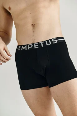 Online Impetus Stretch Cotton Boxershorts, , S Black