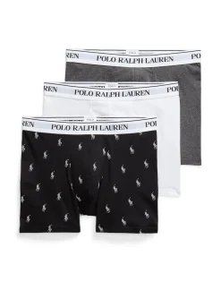 Ralph Lauren Stretch Cotton 3-pak Boxer Breif, , XL* Undertøj