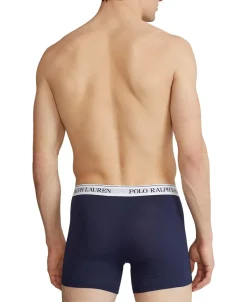 Clearance Ralph Lauren Stretch Cotton 3-pak Boxer Breif, , XXL Navy White