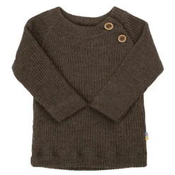 Discount Joha Strik Bluse, , 80 cm Brown Melange