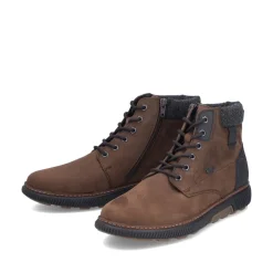 Clearance Rieker Støvler, , 42 Tabak/Schwarz/Granit