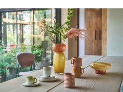 Online Villa Collection Styles Vase, Yellow/Amber