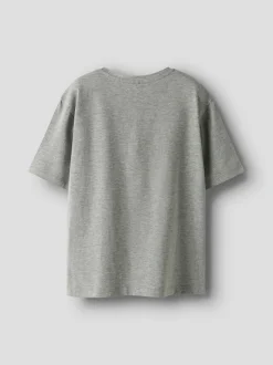 New Name It Sumba Minecraft T-shirt, , 146-152 cm Grey Melange