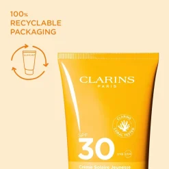 Discount Clarins Sun Body Youth Protecting Solcreme, , 150 ml SPF 30