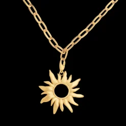 Online byBiehl Sun Wild Large Vedhæng, Gold Plated