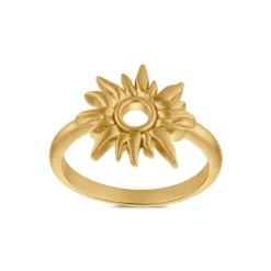 Hot byBiehl Sun Wild Ring, , 56 Gold Plated