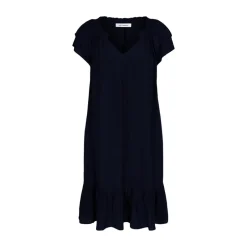 New Co'Couture Sunrise Cropped Kjole, , S Sort