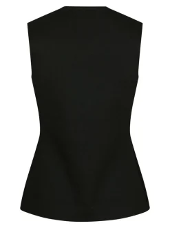 Best Neo Noir Sway Smooth Knit Vest, , 38 Black