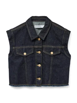 Vero Moda Tabitha Denim Vest, , XL*Dame Veste