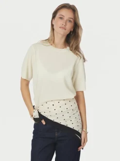 Sale Neo Noir Tamma Big Dot Tørklæde, Off White