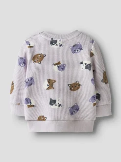 Hot Name It Tammie O-Neck Sweatshirt, , 80 cn Lilac Marble