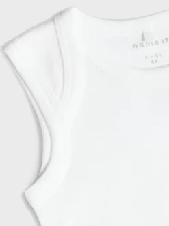 Name It Tank Solid 3-pak Body, , 86 cm*Børn Bodies & Heldragter