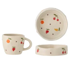 Online Bloomingville Tatiana Stelsæt, White/Orange/Red